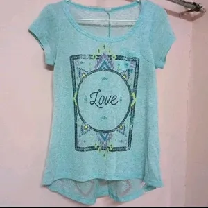 Girls Beautiful Sea Green Top