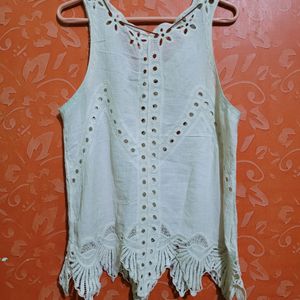 Cut Out Crochet Top