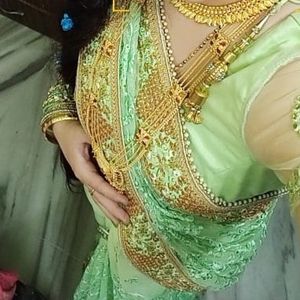 Heavy  Sarees For Bride  And Nwely