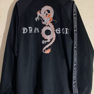 Black Jacket Dragon Design