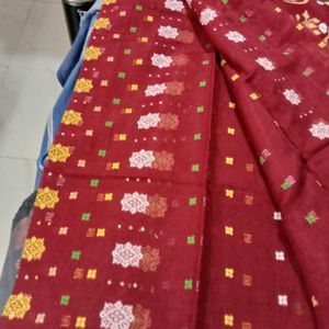 Pure Cotton Soft Jamdani Saree