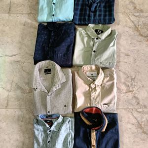 Pack Of 8 Men Shirts