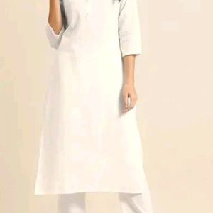 White Kurta Set