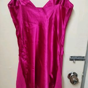 Imported Dark Pink Mini Dress