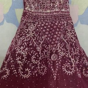 Heavy Embroidered Gown Unused