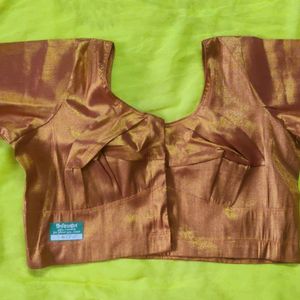 New Copper Colour Festive Stitched Blouse