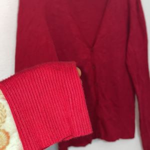 H&m Red Cardigan