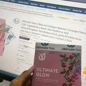 Ultimate Glow Nature College Booster Orange Flabor