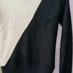 Stylish Black & White English Sweater