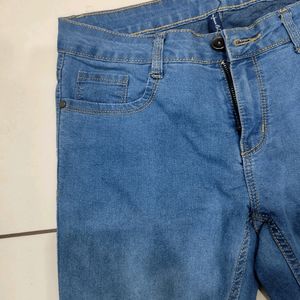 Blue Mid rise Denim Jeans