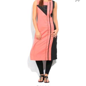 W Coral A-line Kurta