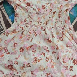 Mini Floral Print Dress