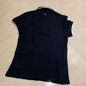 Fixed Price Collared Black T Shirt