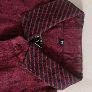 Rarely Used Mens Maroon Shirt