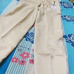 Mens Formal Cream Pants