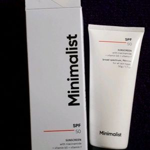 Minimalist Sunscreen SPF 50