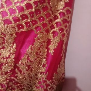 Pink Lehenga Choli With Net Dupatta