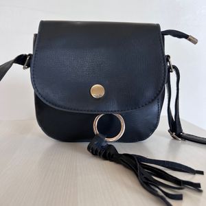 BLACK BEAUTY Flap Sling bag