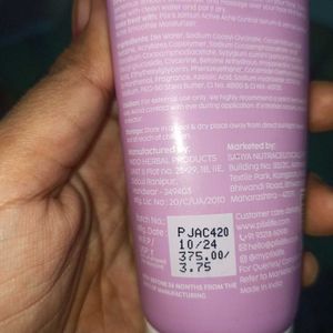 Plix Jamun Face Wash and Active Acne Serum