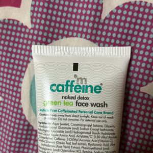 MCaffeine GreenTea Facewash Sealed .