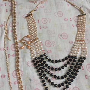 Necklace And Kamarbandh(Combo)