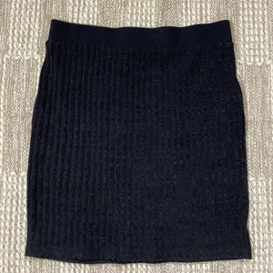 Ribbed Bodycon Skirt