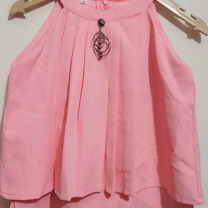 Pink 2 Pcs Set For Baby Girl 10- 12 Year 30 Bust