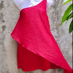 RED SEXY ONE SIDED BODYCON TYPE