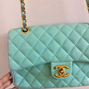 Real Chanel Blue Bag Limited Edition