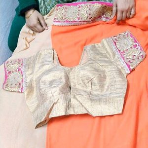 Beautiful Heavy Saree With Blouse 😍