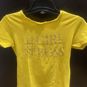 Women Yellow t-shirt