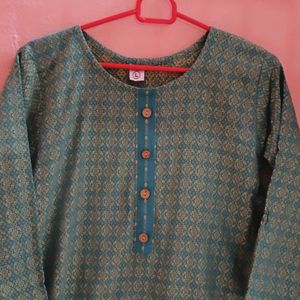 Cotton Kurta Set With Duppata