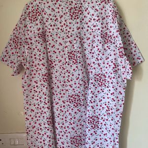 Authentic KarenScott 100%Cotton Cherry Print Shirt