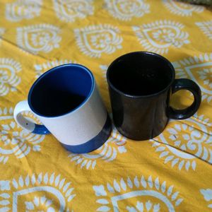 Two Big Ceramic Coffee Mugs