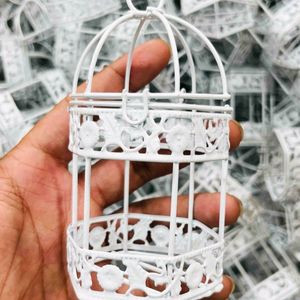 TokaBella Tealight Cage Holder (White) Pack Of 1