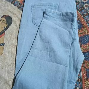 Ice Blue Slim Skinny Fit Denim /-