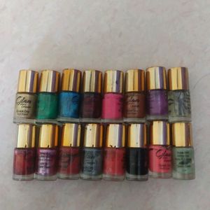 16 Nailpaints Combo