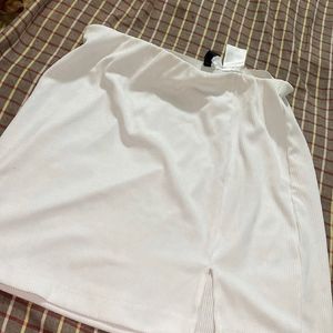 H&M White Skirt