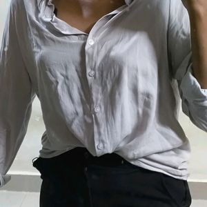 Oversized Formal Office Shirt