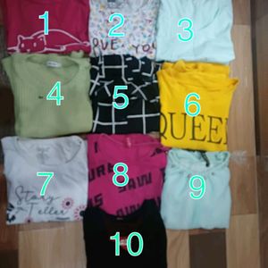 10 sets Of T-shirt