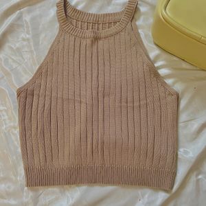 Halter Neck Crop Top/ Gym Wear