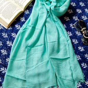 Light Green Solid Color Scarf