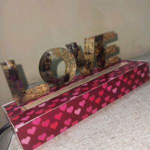 Resin LED Love Table Top