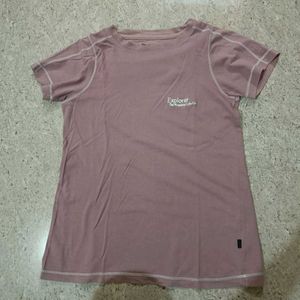 Roadster Mauve Solid T Shirt