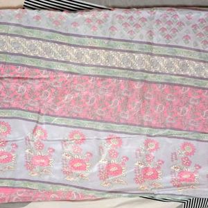 Silk Crepe Saree