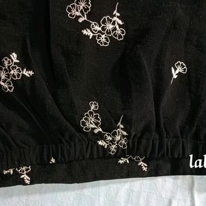 Embroidered Party Top