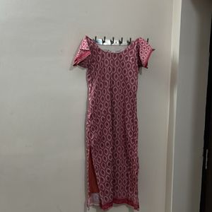 Women XL Size Stitched Dress