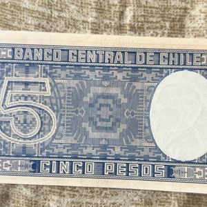 5 Peso Chile Top Condition Rare