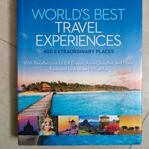 WORLD'S BEST TRAVEL EXPERIENCES Book (Cash Only)