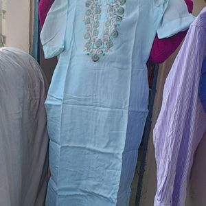 Blue Kurta L Size